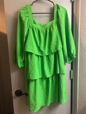 Who What Wear Gingham Dress